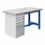 Etabli SI pour Coffre h675 Fixe - Plateau Multiplis PEHD45 l1200 p1000 Départ