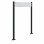 JEU 2 Montants SUPERSTRUCTURE AVEC TRAVERSE L865 H1200