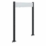 JEU 2 Montants SUPERSTRUCTURE AVEC TRAVERSE L635 H1200
