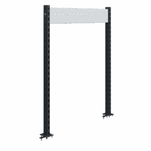 JEU 2 Montants SUPERSTRUCTURE AVEC TRAVERSE L635 H1200