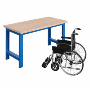 Etabli SI PMR Fixe - Plateau Multiplis bois MH24 l1800 p750 h784 Départ